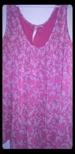 LC Lauren Conrad Flowy Pink Sleeveless Top